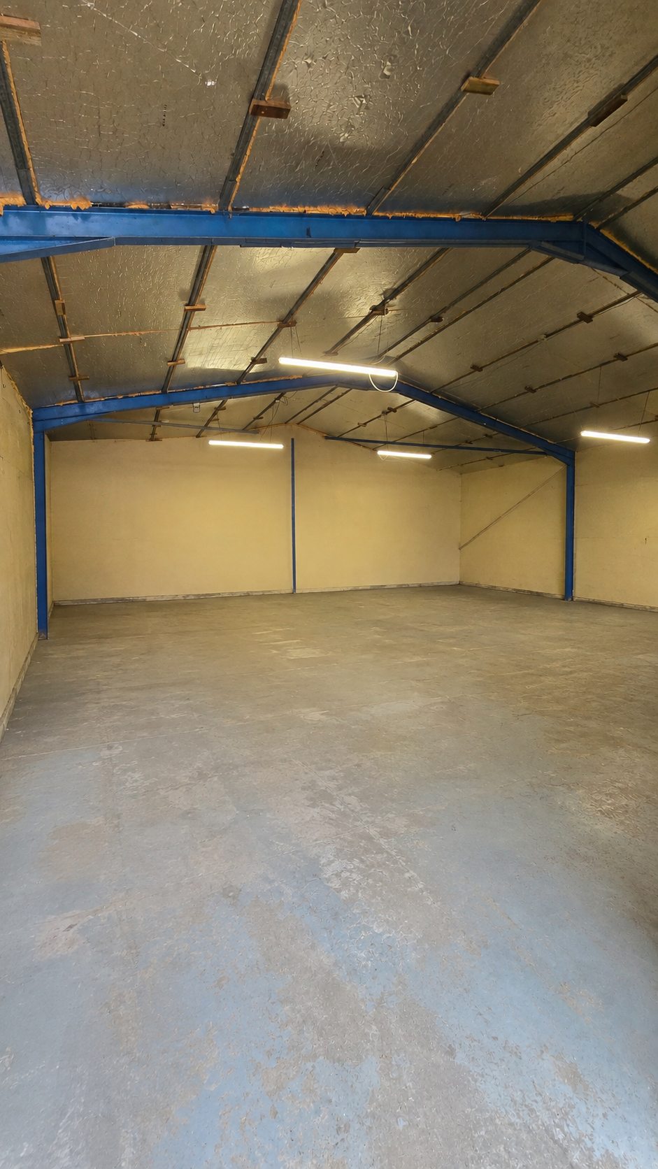 The real barn cleared and ready for conversion